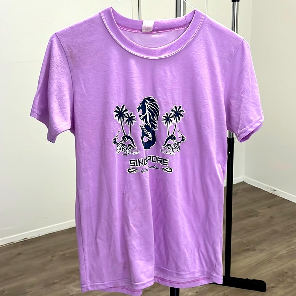 Singapore printed Top